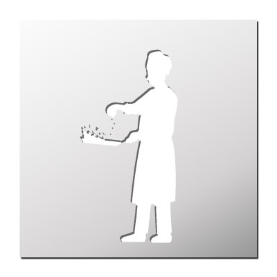 Pochoir Cuisinier