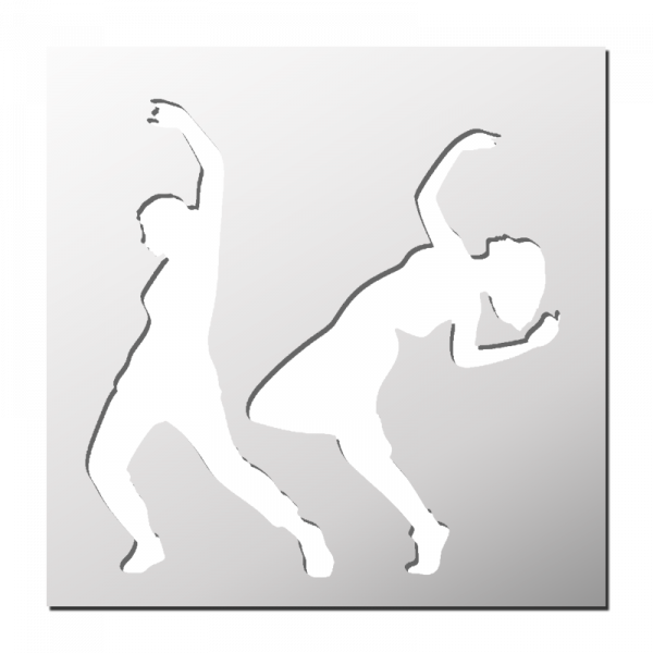 Pochoir Danseuses