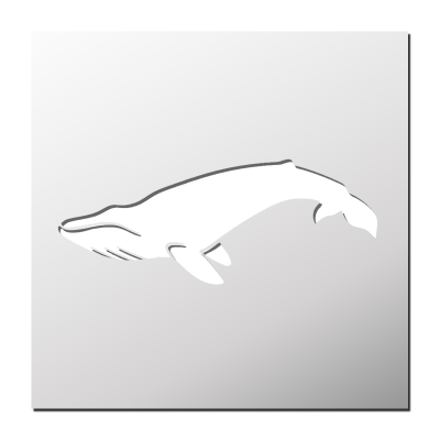 Pochoir Baleine