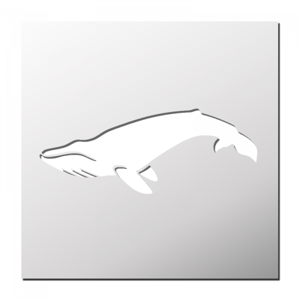 Pochoir Baleine