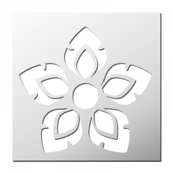 Pochoir Fleur