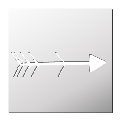 Pochoir Flèche