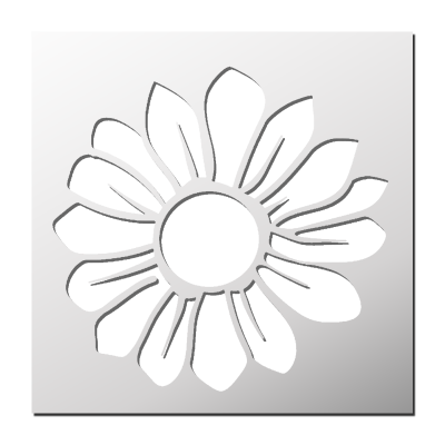Pochoir Fleur