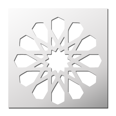 Pochoir Déco Géométrique Fleur