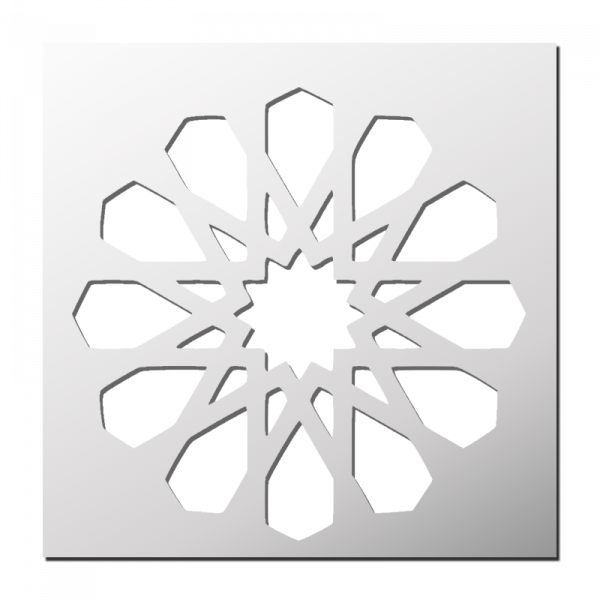 Pochoir Déco Géométrique Fleur