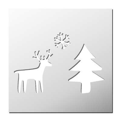 Pochoir Déco Noël