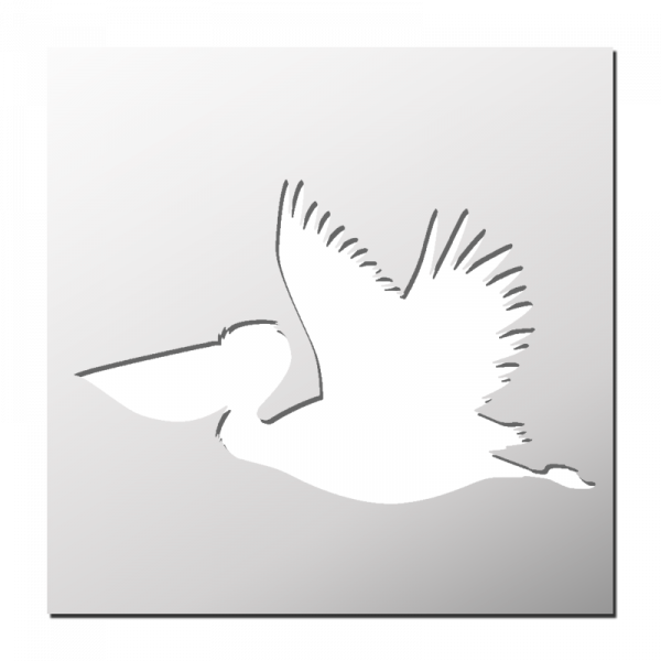 Pochoir Pélican