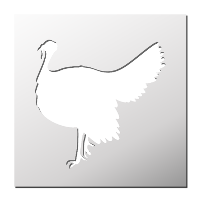 Pochoir Dindon