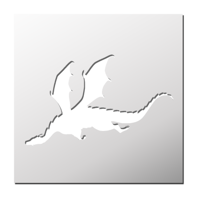Pochoir Dragon