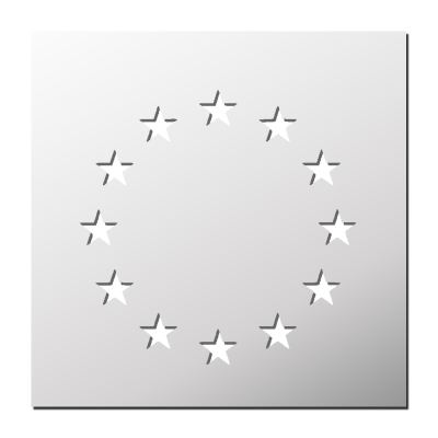 Pochoir Drapeau Européen