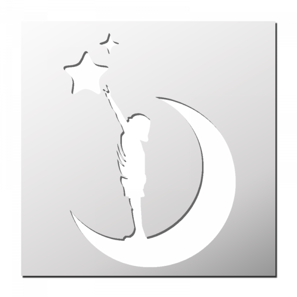 Pochoir Enfant attrape étoiles