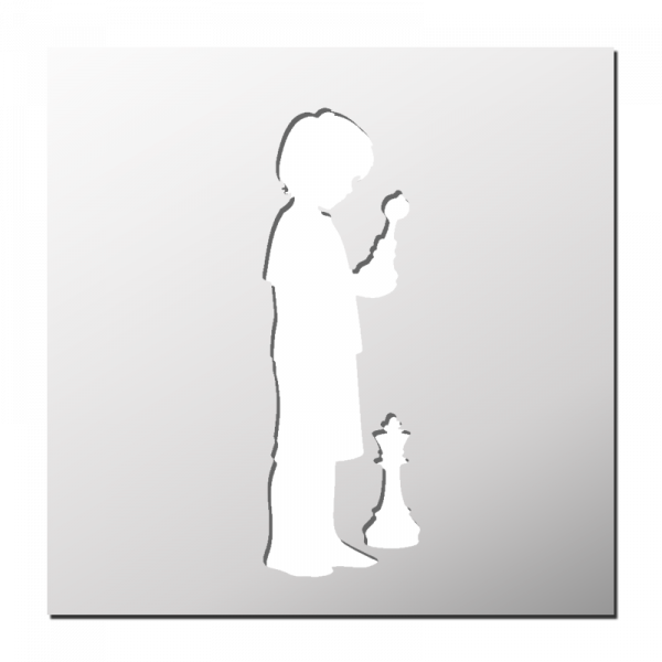 Pochoir Enfant Echec