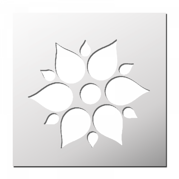 Pochoir Fleur