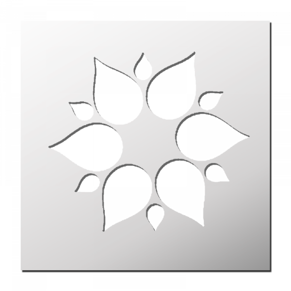 Pochoir Fleur