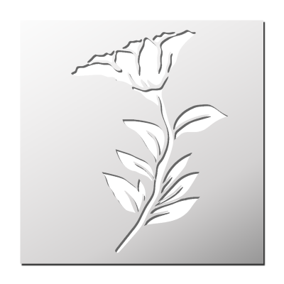 Pochoir Fleur