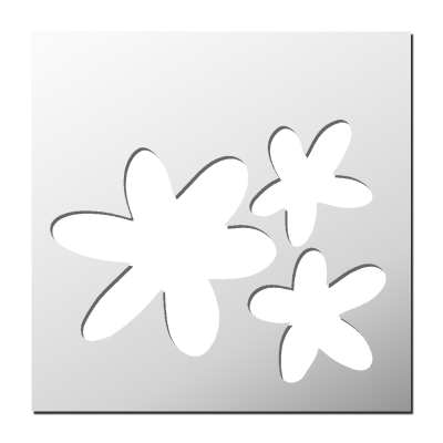 Pochoir Fleurs