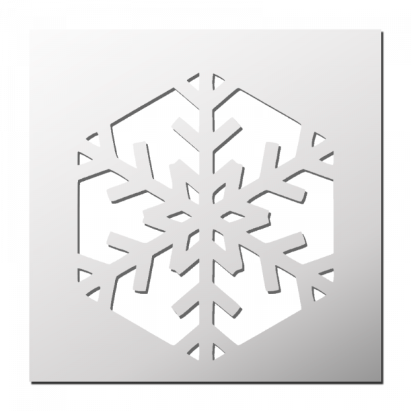 Pochoir Flocon de neige