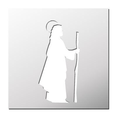 Pochoir Jésus-Christ