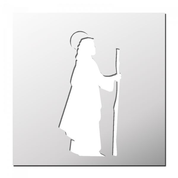 Pochoir Jésus-Christ