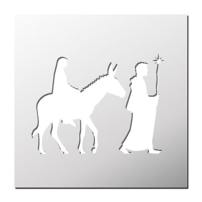 Pochoir Jésus Marie