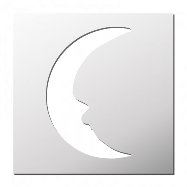 Pochoir Lune