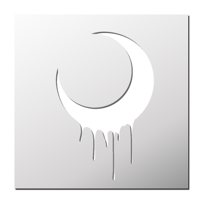Pochoir Lune