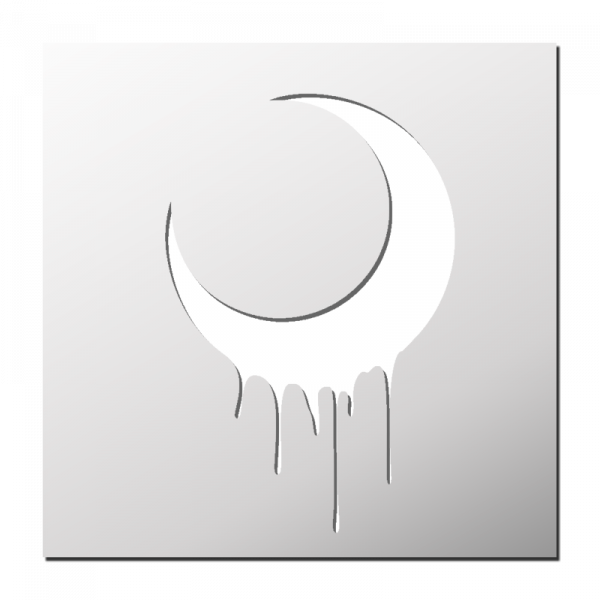 Pochoir Lune