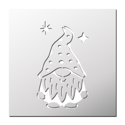 Pochoir Lutin Père Noël