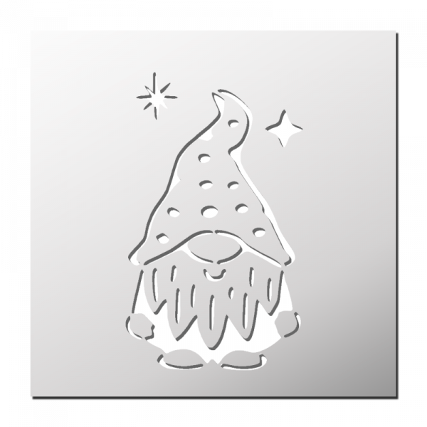 Pochoir Lutin Père Noël
