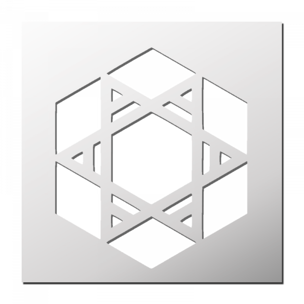 Pochoir Mosaïque Hexagone