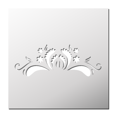 Pochoir Ornement Floral