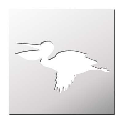 Pochoir Pélican