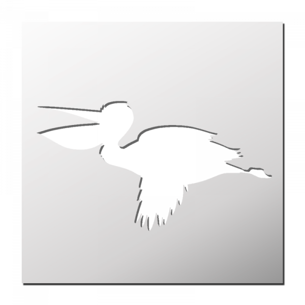 Pochoir Pélican