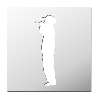 Pochoir Rappeur