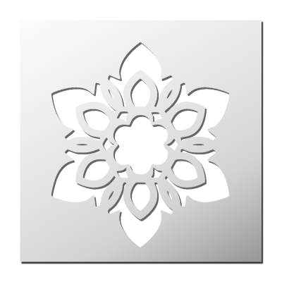 Pochoir Fleur