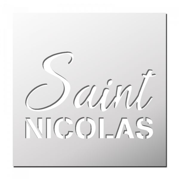 Pochoir Saint Nicolas