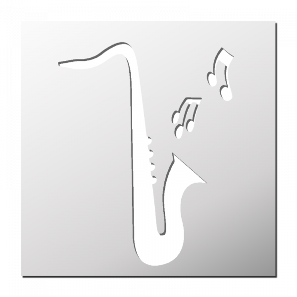 Pochoir Saxophone