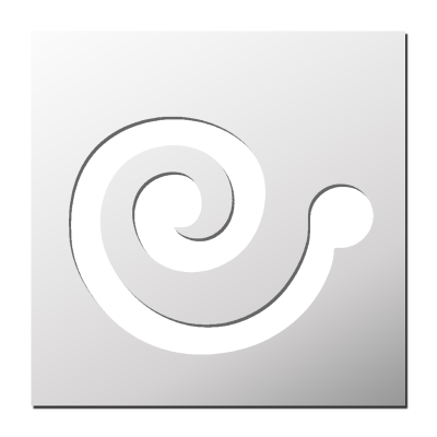 Pochoir Spirale