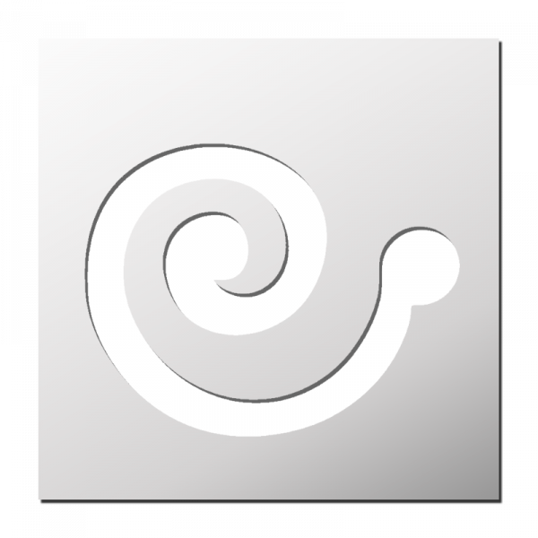 Pochoir Spirale