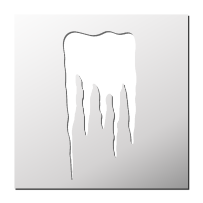 Pochoir Stalactite