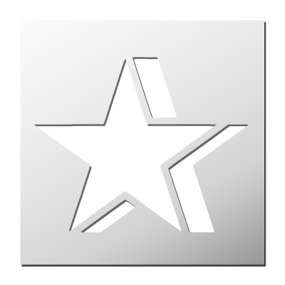 Pochoir STAR
