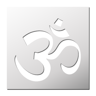 Pochoir Symbole Bouddhiste