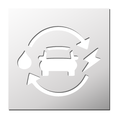 Pochoir Voiture Hybride Rechargeable