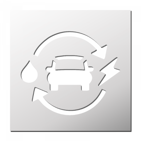 Pochoir Voiture Hybride Rechargeable