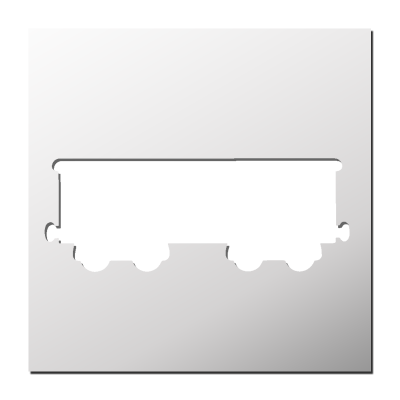 Pochoir Wagon Train