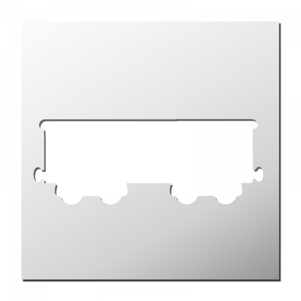 Pochoir Wagon Train