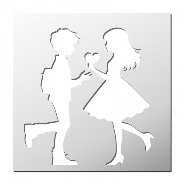 Pochoir Amour