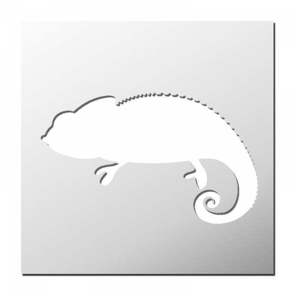 Pochoir Caméléon