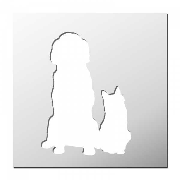 Pochoir Chiens