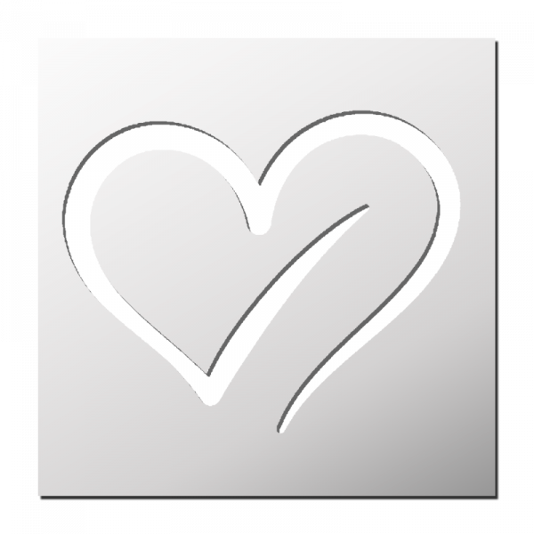 Pochoir Coeur